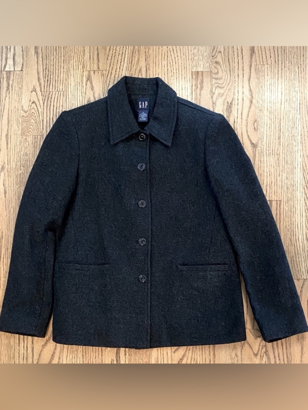 GAP Charcoal Women's Pea Coat NWOT